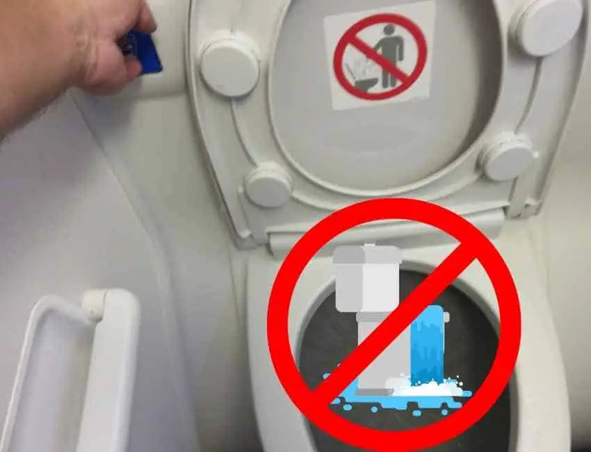 how to safely unclog an airplane toilet