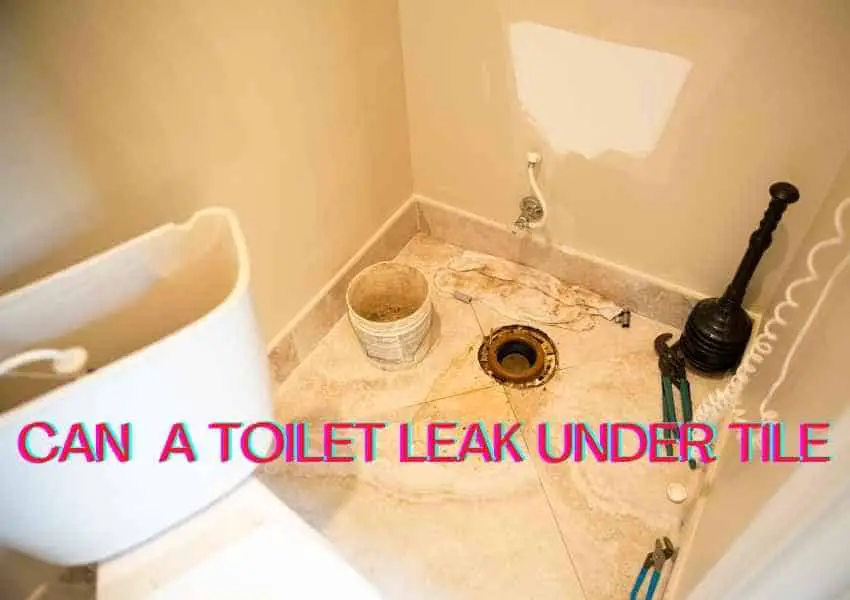 Can A Toilet Leak Under Tile