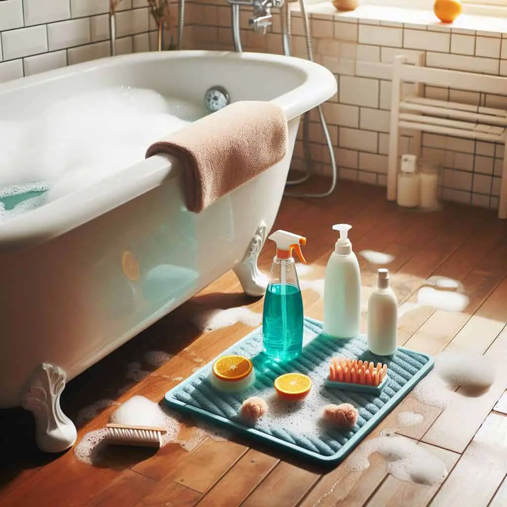Can You Use Bleach or Other Disinfectants on Bathtub Mats